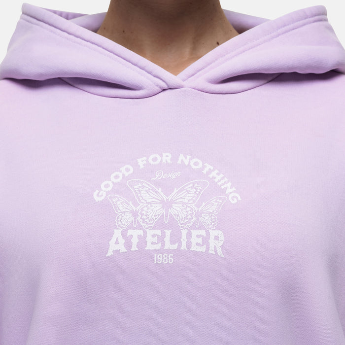 Good For Nothing Vintage 1986 Faded Lilac Hoodie
