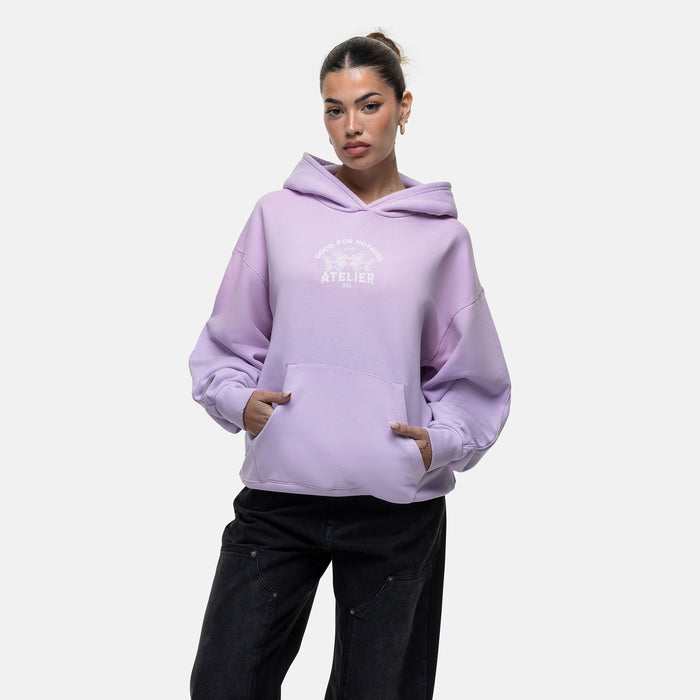 Good For Nothing Vintage 1986 Faded Lilac Hoodie