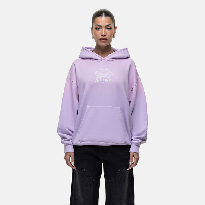 good for nothing Vintage 1986 Faded Lilac Hoodie