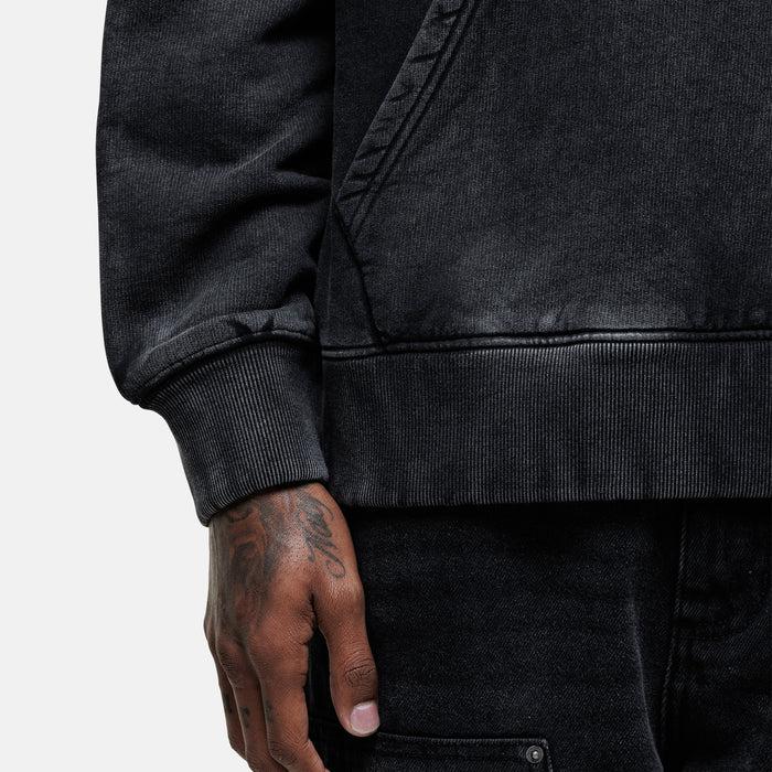 Good For Nothing Vintage Black Wash Hoodie