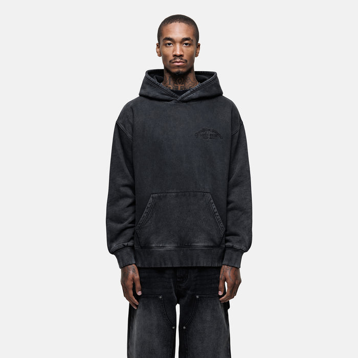 good for nothing Vintage Black Wash Hoodie