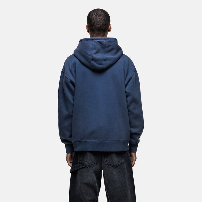 Good For Nothing Vintage Blue Wash Hoodie