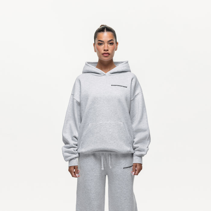 good for nothing Vintage Grey Marl Hoodie