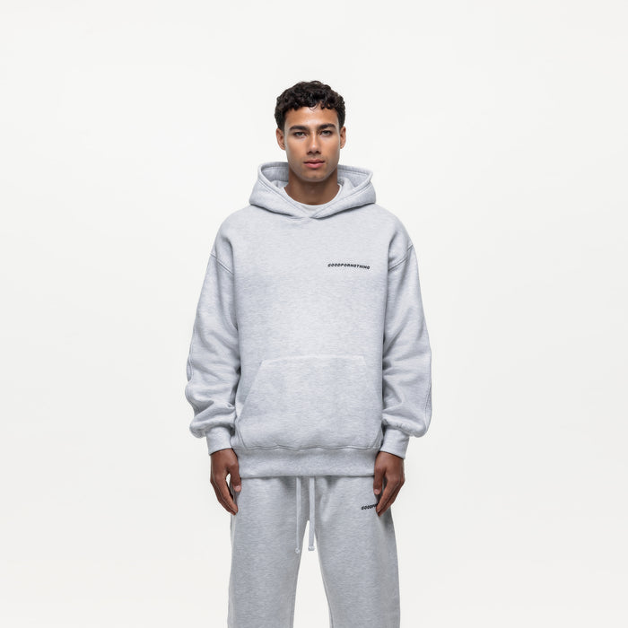 good for nothing Vintage Grey Marl Hoodie