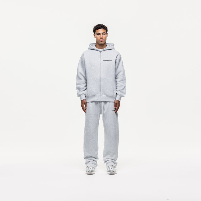 Good For Nothing Vintage Grey Marl Zip Hoodie