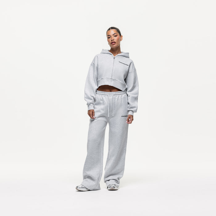 Good For Nothing Vintage Grey Marl Zip Hoodie