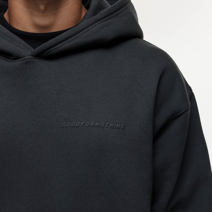 Good For Nothing Vintage Onyx Black Hoodie