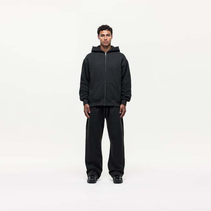 Good For Nothing Vintage Onyx Black Zip Hoodie