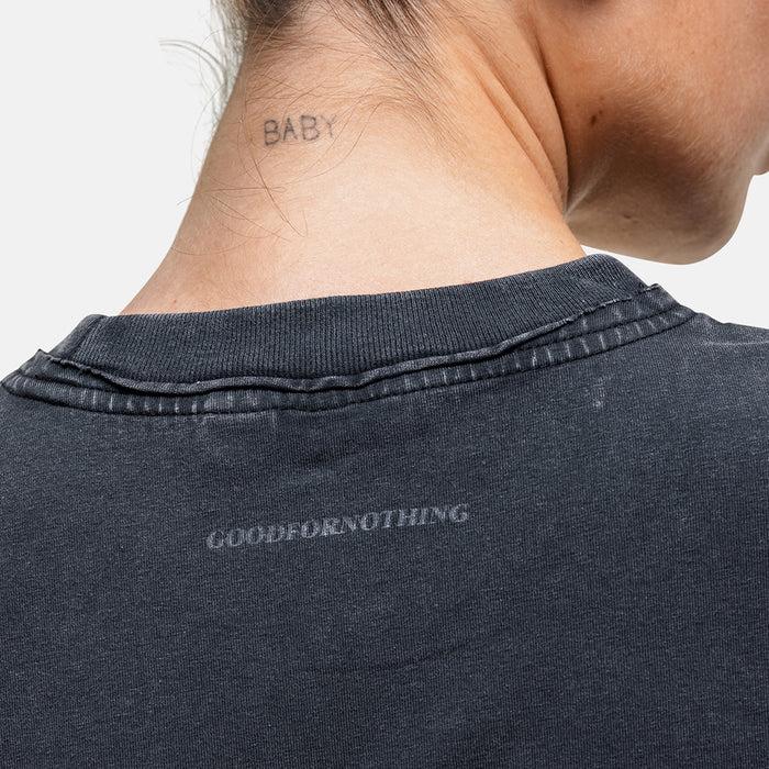 Good For Nothing Vintage Tattoo Black T-shirt
