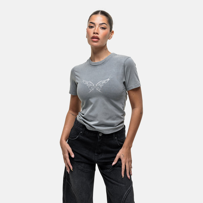 good for nothing Vintage Tattoo Grey T-shirt