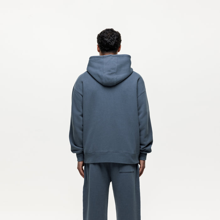 Good For Nothing Vintage Washed Blue Hoodie