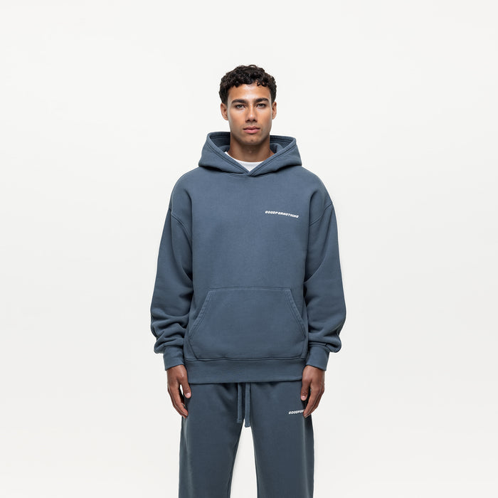 good for nothing Vintage Washed Blue Hoodie