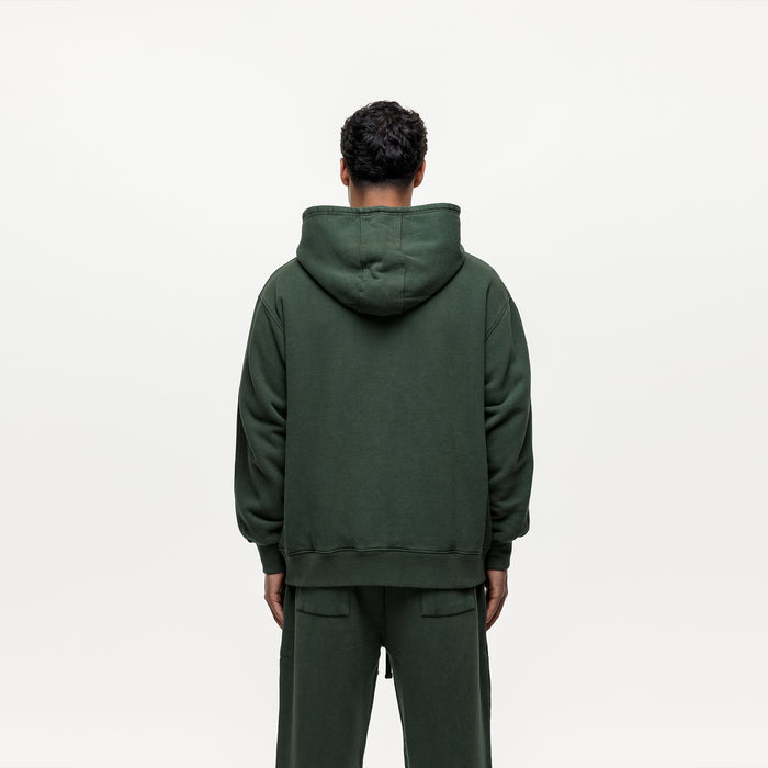 Good For Nothing Vintage Washed Green Hoodie