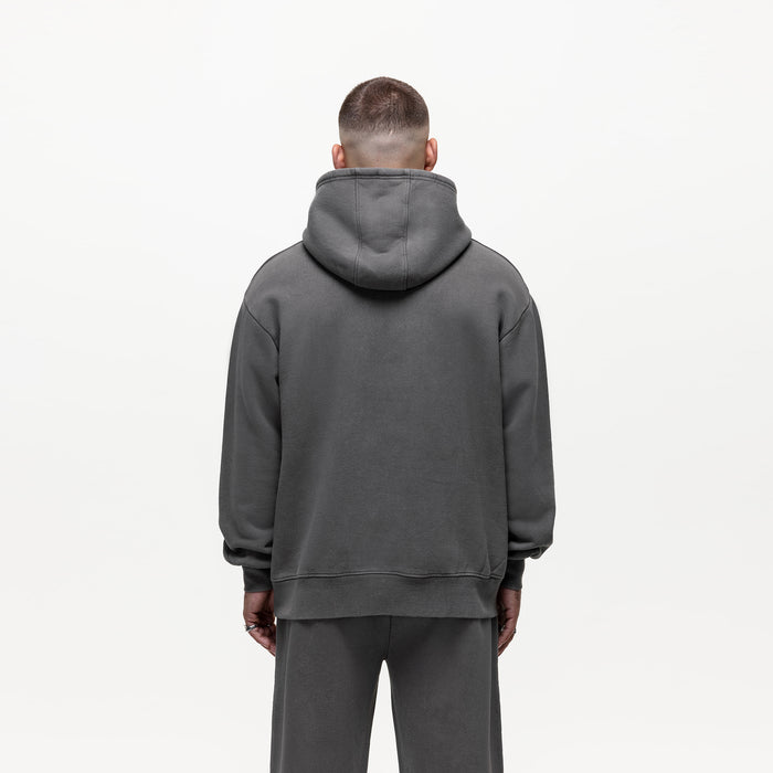 Good For Nothing Vintage Washed Grey Hoodie