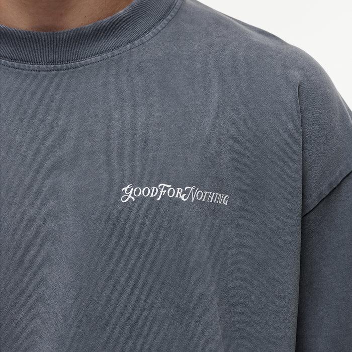 Good For Nothing Vintage Washed Grey T-shirt