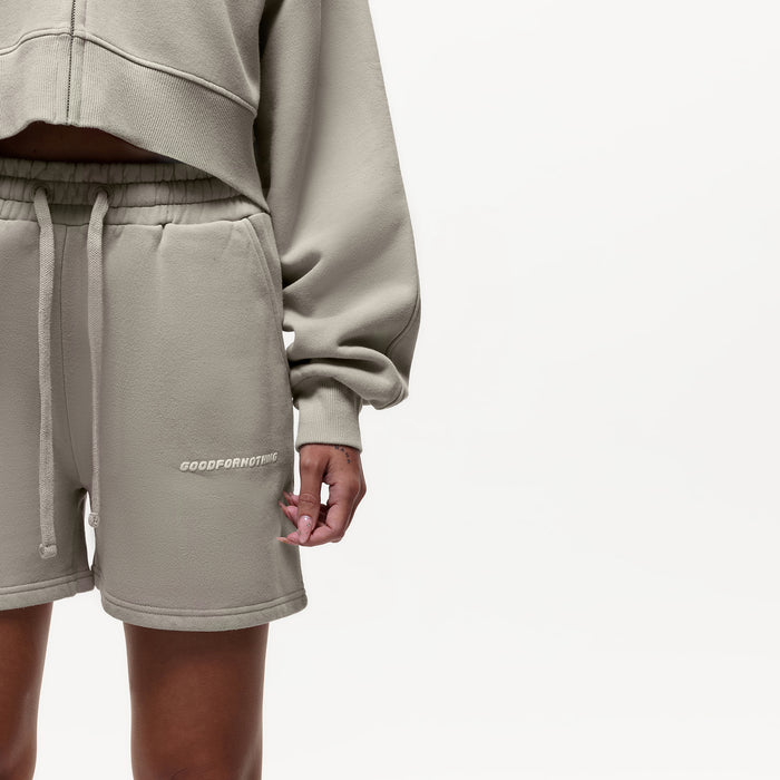 Good For Nothing Vintage Washed Latte Shorts