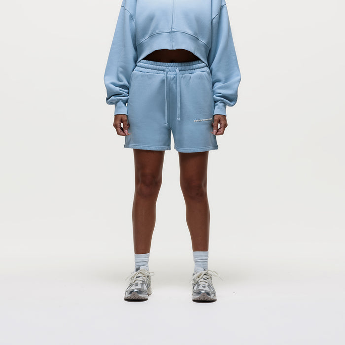 Good For Nothing Vintage Washed Powder Blue Shorts