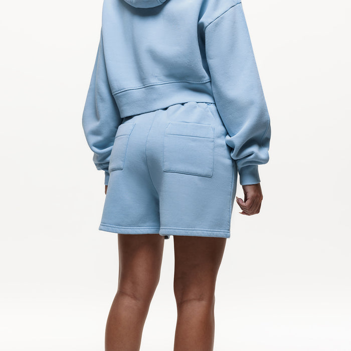 Good For Nothing Vintage Washed Powder Blue Shorts