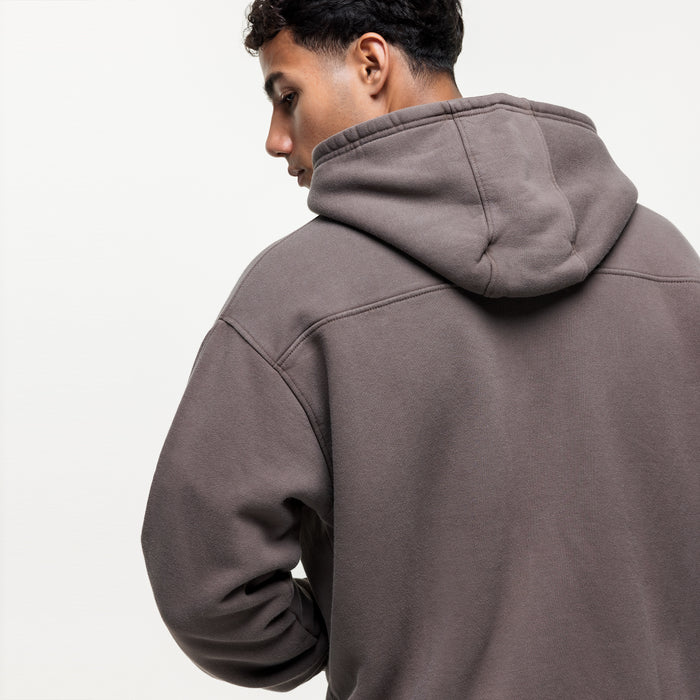 Good For Nothing Vintage Washed Taupe Zip Hoodie