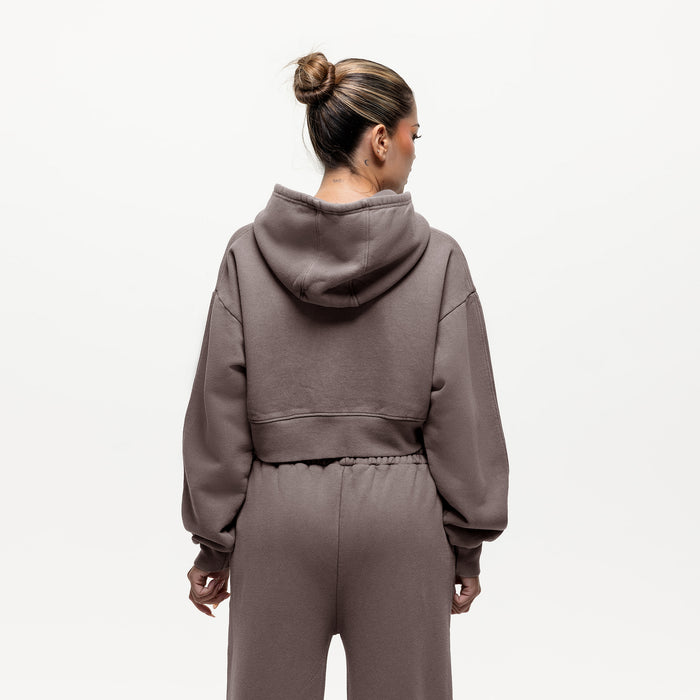 Good For Nothing Vintage Washed Taupe Zip Hoodie