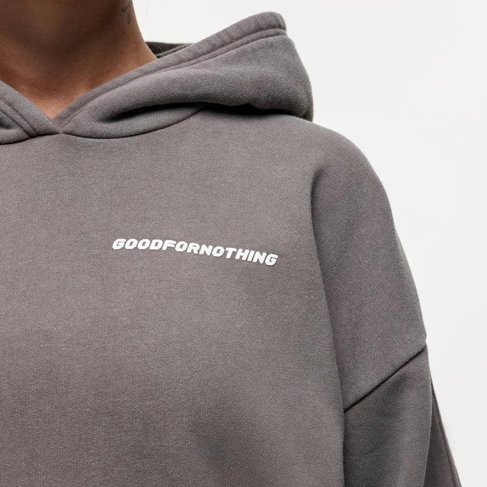 Good For Nothing Vintage Washed Walnut Hoodie