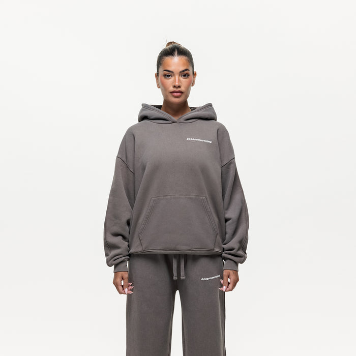 good for nothing Vintage Washed Walnut Hoodie