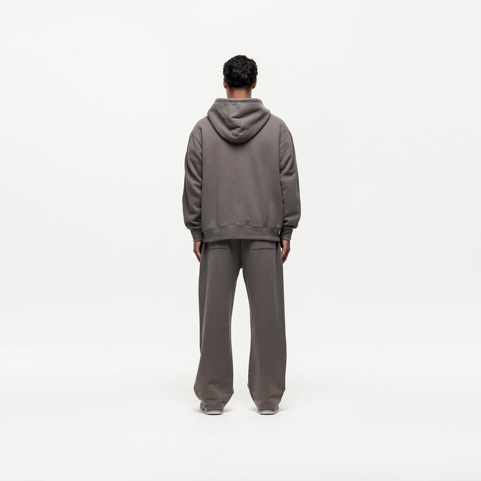 Good For Nothing Vintage Washed Walnut Zip Hoodie