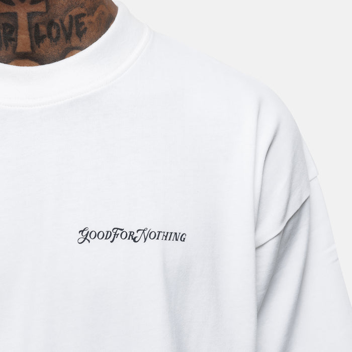 Good For Nothing Vintage White T-shirt