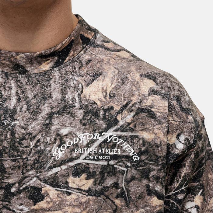 Good For Nothing Vintage Woodland Camo T-shirt