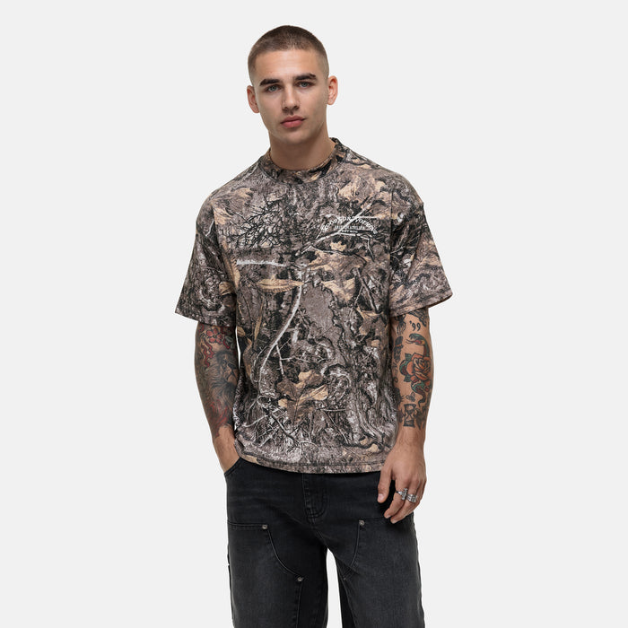 Good For Nothing Vintage Woodland Camo T-shirt