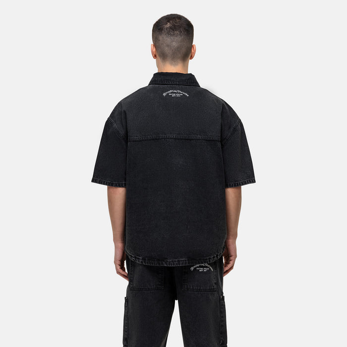 Good For Nothing Washed Black Denim Overshirt