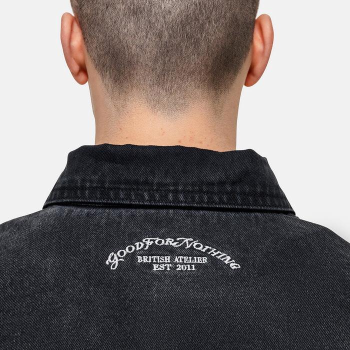 Good For Nothing Washed Black Denim Overshirt