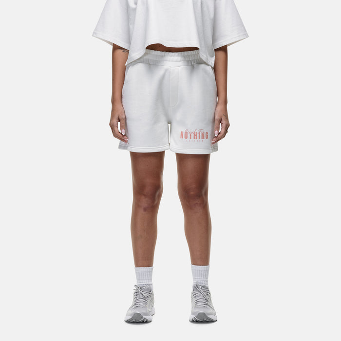 good for nothing Washed Butterfly Off White Shorts