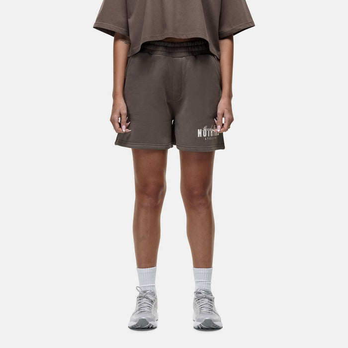 good for nothing Washed Butterfly Taupe Shorts