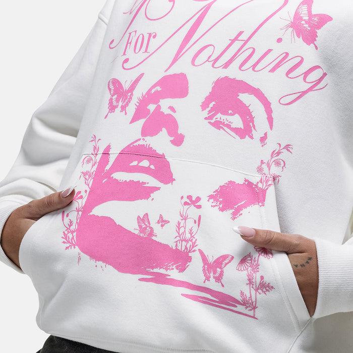 Good For Nothing Washed Off White Blossom Hoodie