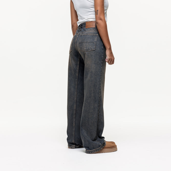 Good For Nothing Washed Rust Blue Baggy Denim Jean