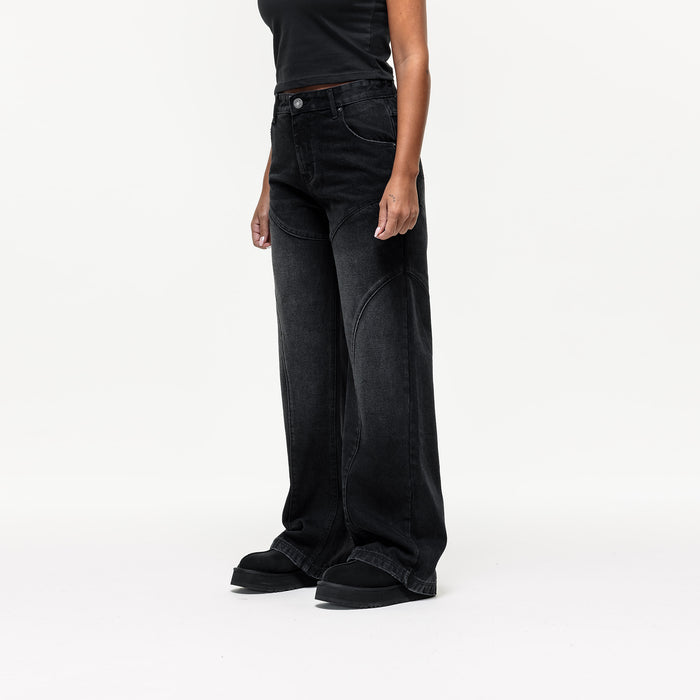 Good For Nothing Wave Washed Black Denim Jeans