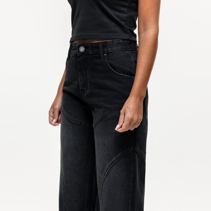 Good For Nothing Wave Washed Black Denim Jeans