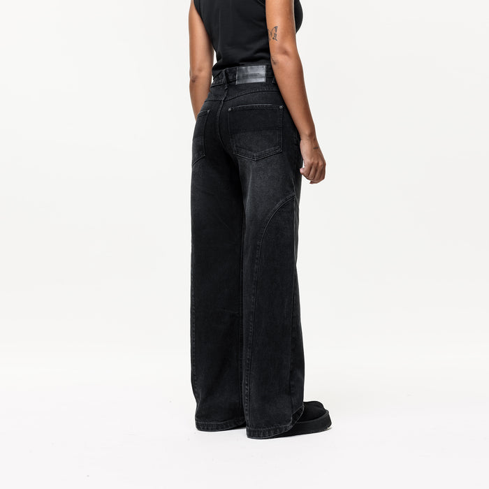 Good For Nothing Wave Washed Black Denim Jeans