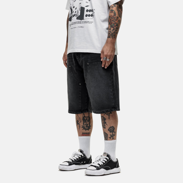 Good For Nothing Heavy Carpenter Black Denim Shorts