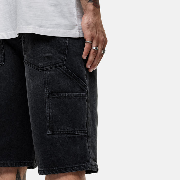Good For Nothing Heavy Carpenter Black Denim Shorts