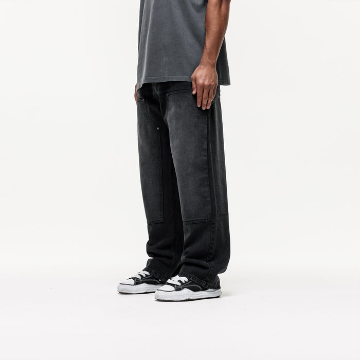 Good For Nothing Heavy Carpenter Faded Black Denim Jeans