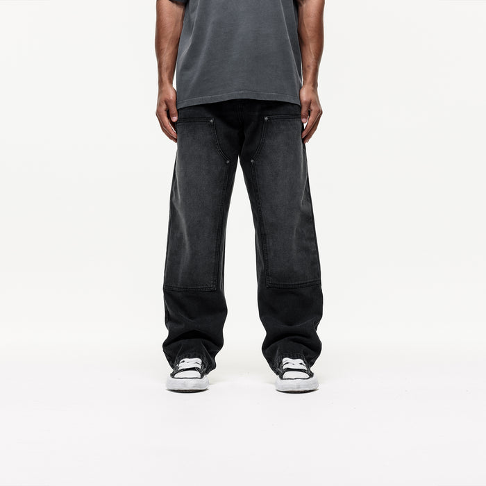 good for nothing Heavy Carpenter Faded Black Denim Jeans