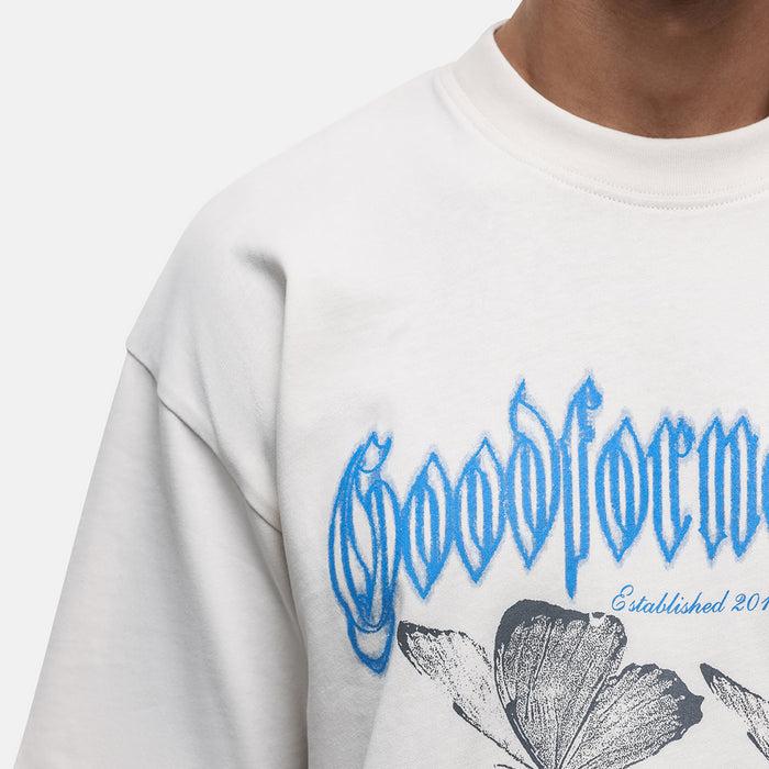 Good For Nothing Kaleidoscope Butterfly Cream T-shirt