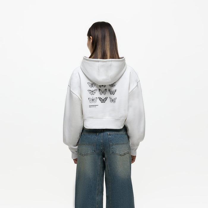 Good For Nothing Metamorphosis White Zip Hoodie (Final Sale)