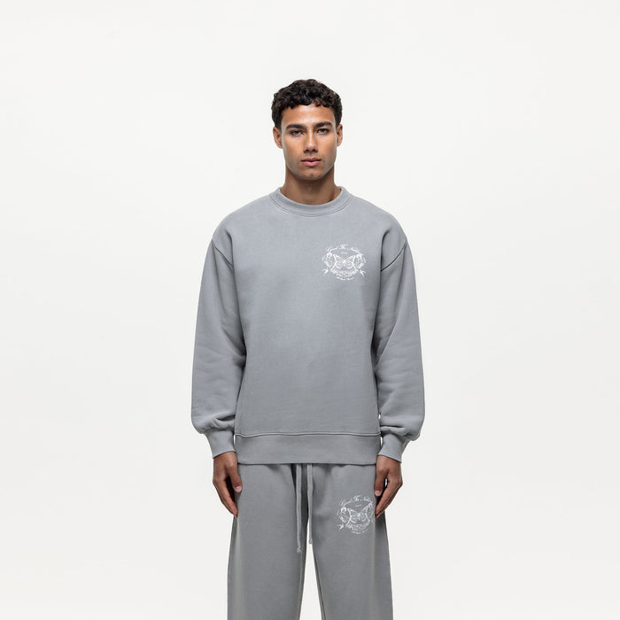 Good For Nothing Renaissance Washed Grey Sweatshirt (Final Sale)