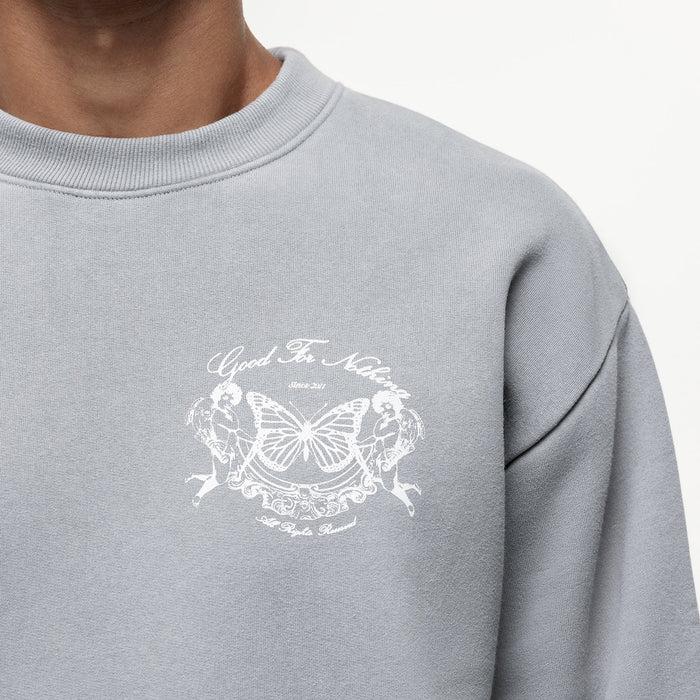 Good For Nothing Renaissance Washed Grey Sweatshirt (Final Sale)