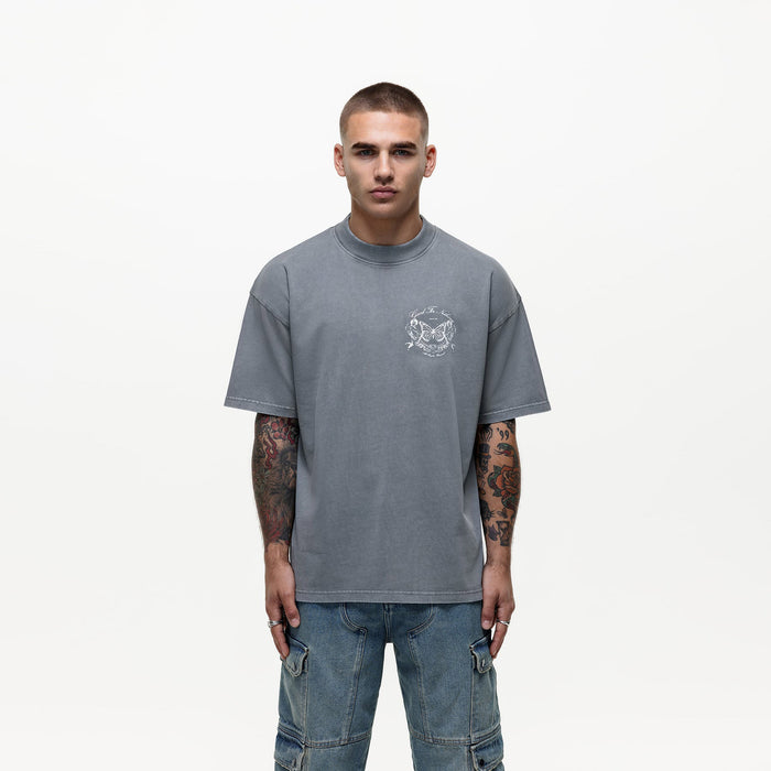 Good For Nothing Renaissance Washed Grey T-shirt (Final Sale)