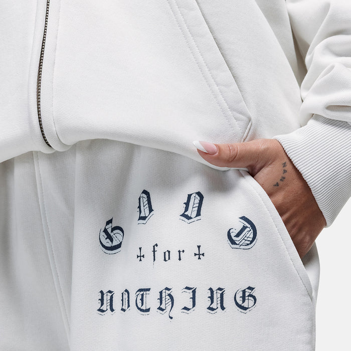 Good For Nothing Sprayed Cali Off White Baggy Jogger