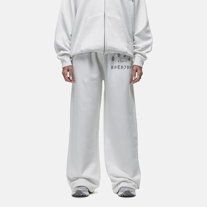 good for nothing Sprayed Cali Off White Baggy Jogger